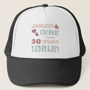 Cute 30th Wedding Jubileum Trucker Pet