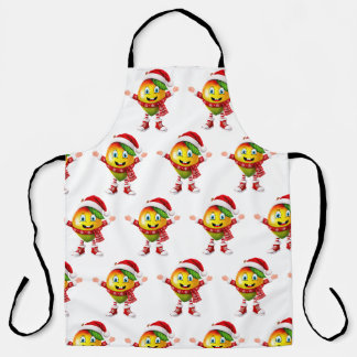 Cute 3D Christmas Mango Fruit Pattern Personalized Schort