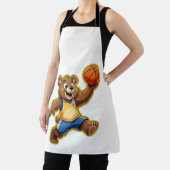 Cute 3D Teddy Bear Playing Basketball – Adorable S Schort (Insitu)