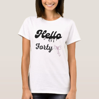 Cute 40e verjaardagsshirt voor meisjes – Schattig T-shirt