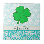 Cute 4 Leaf Clover Tegeltje (Voorkant)