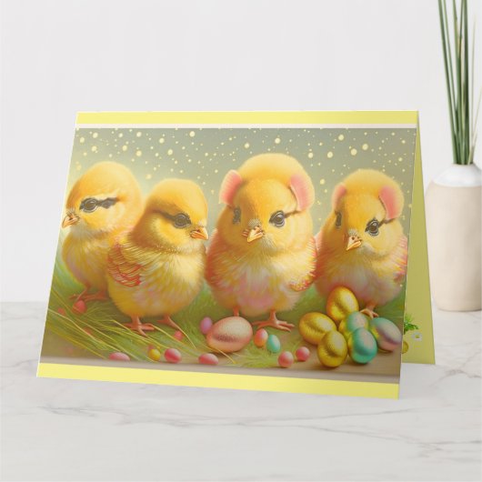 Cute 4 Paaskip Collectie Kaart (Voorkant)
