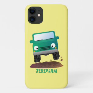 Cute 4X4 terreinwagen cartoon iPhone 11 Hoesje
