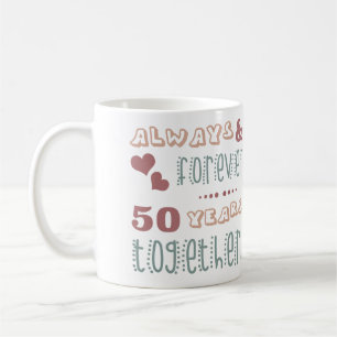Cute 50th Wedding Jubileum Koffiemok