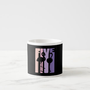 Cute 5th Birthday Gift I Flamingo I 5 YYYY Espresso Kop