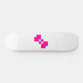 Cute 8 Bit Pixel Boog Skateboard (Horizontaal)
