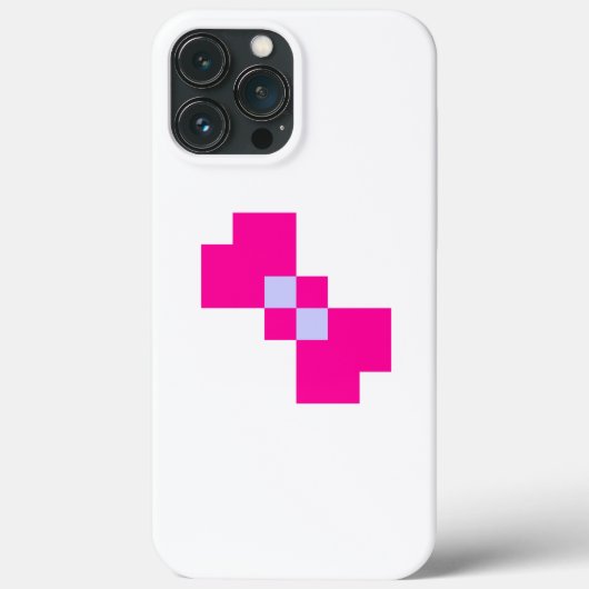 Cute 8 Bit Pixel Bow Case-Mate iPhone Case (Achterkant)