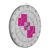 Cute 8 Bit Pixel Bow Dartbord (Voorkant Links)
