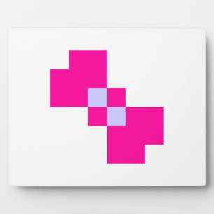 Cute 8 Bit Pixel Bow Fotoplaat
