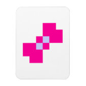 Cute 8 Bit Pixel Bow Magneet (Verticaal)