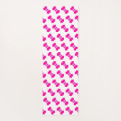 Cute 8 Bit Pixel Bow Yogamat (Achterkant)