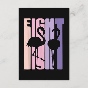 Cute 8th Birthday Gift I Flamingo I Acht Your Informatiekaartje