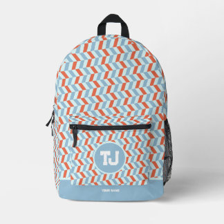Cute Aangepaste Naam Hoge School Monogram Bedrukte Rugzak