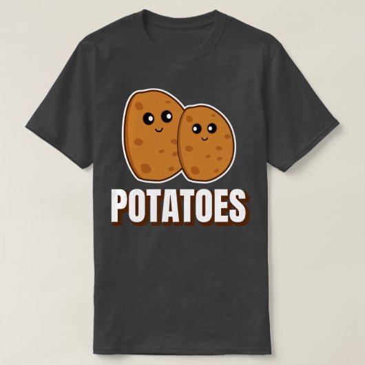 Cute aardappelen t-shirt (Design voorkant)