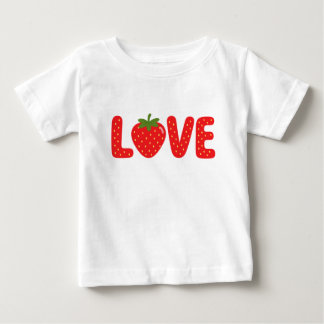Cute Aardbei LOVE Kids T-Shirt