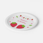 Cute aardbery Berry Sweet Birthday Papieren Bordje (Gekanteld)