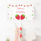 Cute aardbery Berry Sweet Birthday Spandoek (Insitu)