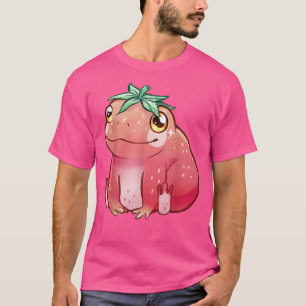 Cute aardbery Frog Aesthetic Kawaii Frog Lover T-shirt