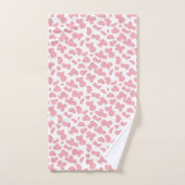 Cute Aardbery Koe and Spots Pattern Bad Handdoek (Handdoek)