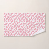 Cute Aardbery Koe and Spots Pattern Bad Handdoek (Handdoek)