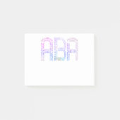 Cute ABA Acronym Post-it® Notes (Voorkant)