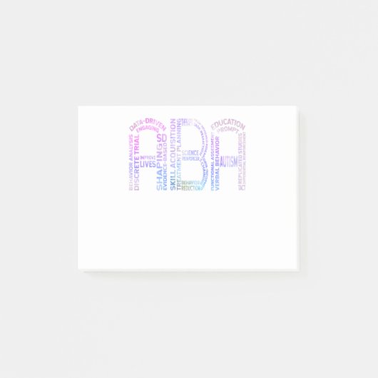 Cute ABA Acronym Post-it® Notes (Voorkant)