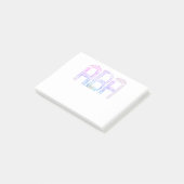 Cute ABA Acronym Post-it® Notes (Schuin)