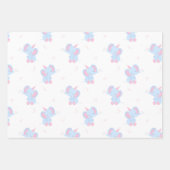 Cute ABC Alphabet Pattern Pastel Baby shower Inpakpapier Vel (Voorkant 3)