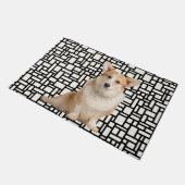 Cute Abstracte Corgi Deurmat (Schuin)