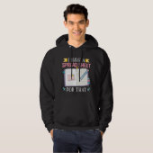 Cute Accounting Student CPA Fun Spreadsheet Hoodie (Voorkant volledig)