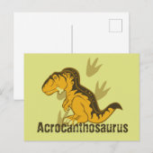 Cute Acrocanthosaurus Briefkaart (Voorkant / Achterkant)