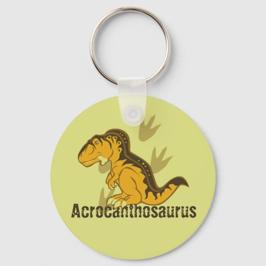 Cute Acrocanthosaurus Sleutelhanger (Voorkant)