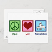 Cute Acupunction Briefkaart (Voorkant / Achterkant)