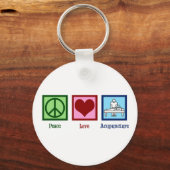 Cute Acupunction Sleutelhanger (Achterkant)