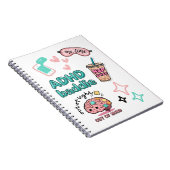 Cute ADHD Baddie Notebook Notitieboek (Rechterzijde)