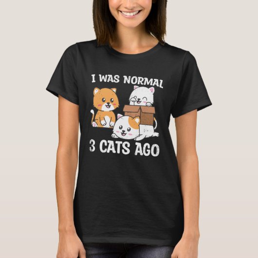 Cute Adorable Cats  Pet Animals Cat Owner Graphic T-shirt (Voorkant)