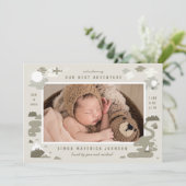 Cute Adventure Invitation Kaart (Staand voorkant)