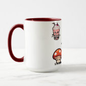 Cute Aesthetic Kawaii Sticker Style Mug  (Gauche)