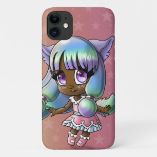 Cute African American Girl iPhone 11 Hoesje