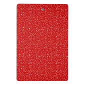 Cute African-American Santa Claus Kerstmis Mini Klembord (Achterkant)