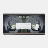 Cute African Gray Parrot, gepersonaliseerd Bureaumat (Keyboard & Muis)