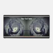Cute African Gray Parrot, gepersonaliseerd Bureaumat (Voorkant)