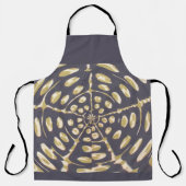 Cute African Smart Blue Olive Green Art Design Schort (Voorkant)