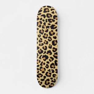 Cute Afrikaanse dieren in luipaardprintpatroon Skateboard