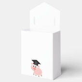 Cute Afstuderen Pig Bedankdoosjes (Geopend)