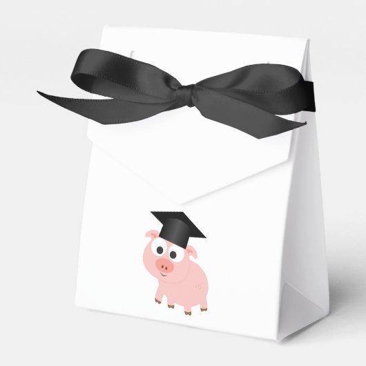Cute Afstuderen Pig Bedankdoosjes (Voorkant Zijde)