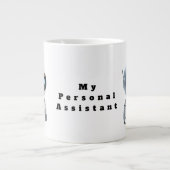 Cute AI Robot Coffee Mug - Tech Inspired Future Bu Extra Grote Beker (Voorkant)