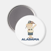 Cute Alabama USA Magnet (Recto/Verso)