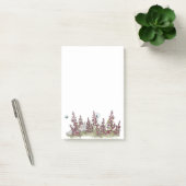 Cute Alaska Fireweed w. Butterflies Post It Notes (Kantoor)