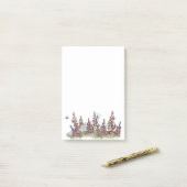 Cute Alaska Fireweed w. Butterflies Post It Notes (Op bureau)